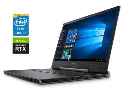 Ігровий ноутбук Dell Inspiron G7 7790 / 17.3" (1920x1080) IPS / Intel Core i7-9750H (6 (12) ядра по 2.6 - 4.5 GHz) / 16 GB DDR4 / 256 GB SSD + 1000 GB HDD / nVidia GeForce RTX 2060, 6 GB GDDR6, 192-bit / WebCam