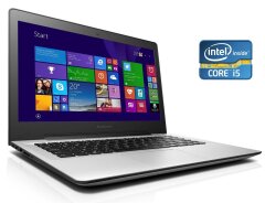 Ультрабук Б-клас Lenovo IdeaPad U41-70 / 14" (1920x1080) TN / Intel Core i5-5200U (2 (4) ядра по 2.2 - 2.7 GHz) / 8 GB DDR3 / 256 GB SSD / Intel HD Graphics 5500 / WebCam / Win 10 Home