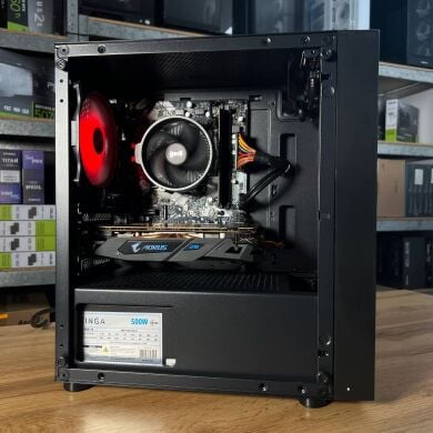 Игровой ПК ProLogix E102 Tower / AMD Ryzen 5 1500X (4 (8) ядра по 3.5 - 3.7 GHz) / 16 GB DDR4 / 250 GB SSD / AMD Radeon RX 580, 8 GB GDDR5, 256-bit / 500W