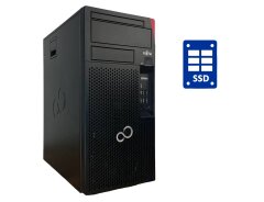 ПК Б-класс Fujitsu Esprimo P758 E85+ Tower / Intel Core i3-8100 (4 ядра по 3.6 GHz) / 16 GB DDR4 / 256 GB SSD + 500 GB HDD / Intel UHD Graphics 630 + Гарнитура TWS Bluetooth Bakey G11