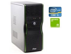 ПК Б-клас Frime FC-161BGN Tower / Intel Core i5-4590 (4 ядра по 3.3 - 3.7 GHz) / 16 GB DDR3 / 120 GB SSD + 500 HDD / nVidia GeForce GT 730, 2 GB GDDR3, 128-bit / 450W