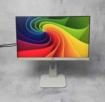 Монітор AOC 24P1 / 24" (1920x1080) IPS / 1x HDMI, 1x DisplayPort, 1x DVI, 1x VGA, 4x USB 3.0, 2x Audio / 2x 2.0W / VESA 100x100 / Pivot