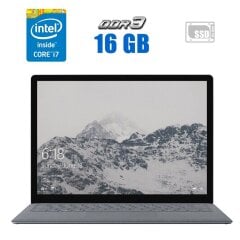 Ультрабук Б-клас Microsoft Surface Laptop 2 1769 / 13.5" (2256x1504) IPS Touch / Intel Core i7-8650U (4 (8) ядра по 1.9 - 4.2 GHz) / 16 GB DDR3 / 480 GB SSD / Intel UHD Graphics 620 / WebCam