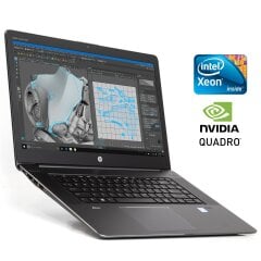 Мобільна робоча станція Б-клас HP ZBook 15 G3 / 15.6" (1920x1080) IPS / Intel Xeon E3-1505M v5 (4 (8) ядра по 2.8 - 3.7 GHz) / 16 GB DDR4 / 512 GB SSD / nVidia Quadro M2000M, 4 GB GDDR5, 128-bit / WebCam / Win 10 Pro