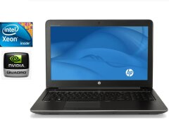 Мобільна робоча станція HP Zbook 15 G3 / 15.6" (1920x1080) TN / Intel Xeon E3-1505M v5 (4 (8) ядра по 2.8 - 3.7 GHz) / 32 GB DDR4 / 480 GB SSD / nVidia Quadro M1000M, 2 GB GDDR5, 128-bit / WebCam