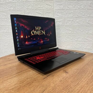 Игровой ноутбук HP Omen 17-an124cl / 17.3" (1920x1080) IPS / Intel Core i7-8750H (6 (12) ядер по 2.2 - 4.1 GHz) / 16 GB DDR4 / 128 GB SSD NVMe + 1000 GB HDD / nVidia GeForce GTX 1060, 6 GB GDDR5, 192-bit / WebCam