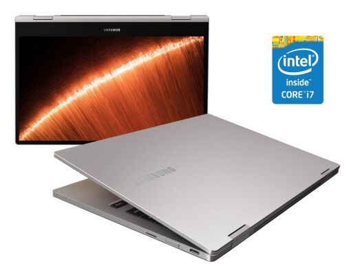 Ультрабук-трансформер Samsung NP930MBE-K05US / 13.3" (1920x1080) IPS Touch / Intel Core i7-8565U (4 (8) ядра по 1.8 - 4.6 GHz) / 16 GB DDR4 / 256 GB SSD / Intel UHD Graphics / WebCam