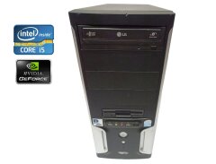 ПК Asus Vento Tower / Intel Core i5-3330 (4 ядра по 3.0 - 3.2 GHz) / 8 GB DDR3 / 120 GB SSD + 1000 GB HDD / nVidia GeForce GT 440, 1 GB DDR3, 128-bit / DVD-ROM / 450W