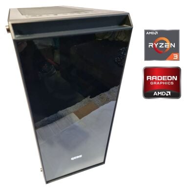 Ігровий ПК Qube Tower / AMD Ryzen 3 2200G (4 ядра по 3.5 - 3.7 GHz) / 16 GB DDR4 / 256 GB SSD + 1000 GB HDD / AMD Radeon RX 470, 8 GB GDDR5, 256-bit / 600W + Кабелі у комплекті Ігровий ПК Qube Tower / AMD Ryzen 3 2200G (4 ядра по 3.5 - 3.7 GHz) / 16 GB DDR4 / 256 GB SSD + 1000 GB HDD / AMD Radeon RX 470, 8 GB GDDR5, 256-bit / 600W + Кабелі у комплекті