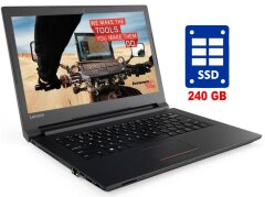 Ноутбук Lenovo IdeaPad V110-15ISK / 15.6" (1366x768) TN / Intel Core i3-6100U (2 (4) ядра по 2.3 GHz) / 8 GB DDR4 / 240 GB SSD / Intel HD Graphics 520 / Win 10 Pro
