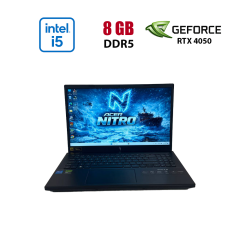 Игровой ноутбук Acer Nitro V15 ANV15-51 / 15.6" (1920x1080) IPS / Intel Core i5-13420H (8 (12) ядер по 3.4 - 4.6 GHz) / 8 GB DDR5 / 512 GB SSD / nVidia GeForce RTX 4050, 6 GB GDDR6, 96-bit / WebCam