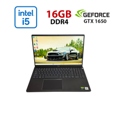 Игровой ноутбук Dell Vostro 7500 / 15.6" (1920x1080) IPS / Intel Core i5-10300H (4 (8) ядра по 2.5 - 4.5 GHz) / 16 GB DDR4 / 256 GB SSD + 256 GB SSD / nVidia GeForce GTX 1650, 4 GB GDDR5, 128-bit / WebCam