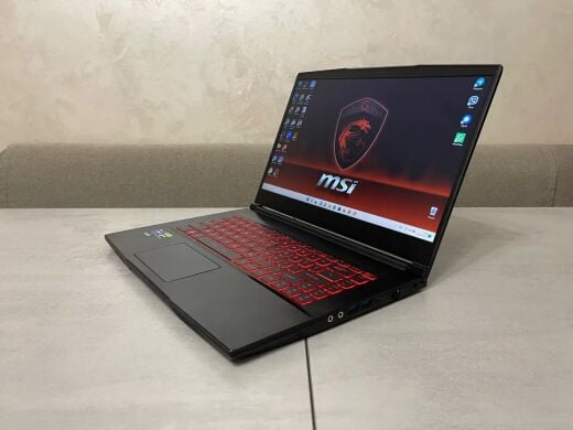 Игровой ноутбук MSI Thin GF63 12VF / 15.6" (1920x1080) IPS / Intel Core i7-12650H (10 (16) ядер по 3.5 - 4.7 GHz) / 16 GB DDR4 / 512 GB SSD / nVidia GeForce RTX 4060, 8 GB GDDR6, 128-bit / WebCam
