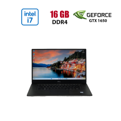 Игровой ультрабук Dell XPS 15 7590 / 15.6" (1920x1080) IPS / Intel Core i7-9750H (6 (12) ядер по 2.6 - 4.5 GHz) / 16 GB DDR4 / 240 GB SSD / nVidia GeForce GTX 1650, 4 GB GDDR5, 128-bit / WebCam