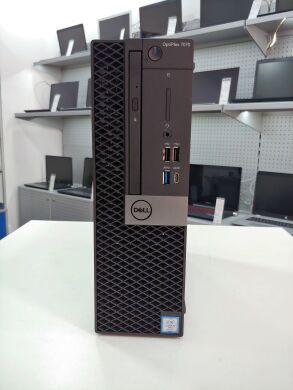 Комп'ютер Dell OptiPlex 7070 SFF / Intel Core i5-9500 (6 ядер по 3.0 - 4.4 GHz) / 8 GB DDR4 / 240 GB SSD / DVD-RW