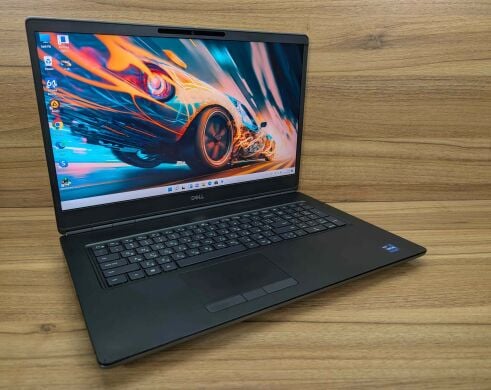 Мобільна робоча станція Б-клас Dell Precision 7760 / 17.3" (3840x2160) IPS / Intel Xeon W-11855M (6 (12) ядер по 3.2 - 4.9 GHz) / 32 GB DDR4 / 512 GB SSD / nVidia RTX A4000, 8 GB GDDR6, 256-bit / WebCam / Windows 11