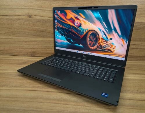 Мобільна робоча станція Б-клас Dell Precision 7760 / 17.3" (3840x2160) IPS / Intel Xeon W-11855M (6 (12) ядер по 3.2 - 4.9 GHz) / 32 GB DDR4 / 512 GB SSD / nVidia RTX A4000, 8 GB GDDR6, 256-bit / WebCam / Windows 11