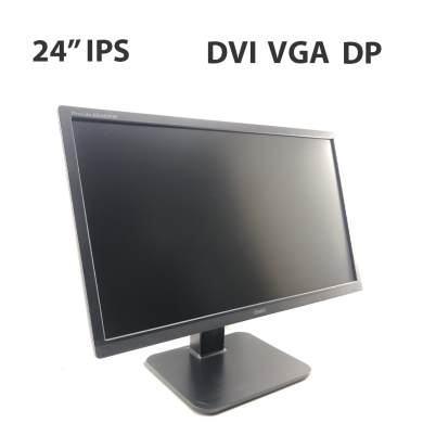 Монитор Iiyama XB2485WSU / 24" (1920x1200) IPS / VGA, DP, DVI, Audio + Кабель питания