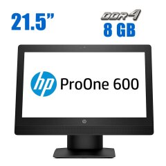Моноблок HP ProOne 600 G3 All-in-One / 21.5" (1920x1080) IPS / Intel Core i3-7100 (2 (4) ядра по 3.9 GHz) / 8 GB DDR4 / 256 GB SSD / Intel HD Graphics 630 / DVD-ROM 