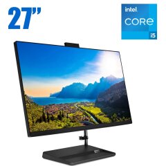 Моноблок Lenovo IdeaCentre 3 27ITL6 All-in-One / 27" (1920x1080) IPS / Intel Core i5-1135G7 (4 (8) ядра по 2.4 - 4.2 GHz) / 16 GB DDR4 / 512 GB SSD M.2 / Intel Iris Xe Graphics / WiFi / WebCam / Win 11 Home