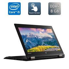 Нетбук-трансформер Lenovo ThinkPad Yoga 260 / 12.5" (1366x768) TN Touch / Intel Core i5-6200U (2 (4) ядра по 2.3 - 2.8 GHz) / 8 GB DDR4 / 180 GB SSD / Intel HD Graphics 520 / WebCam / Fingerprint / Windows 10