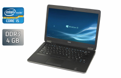 Нетбук Dell Latitude E7240 / 12.5" (1366x768) TN / Intel Core i5-4300U (2 (4) ядра по 1.9 - 2.9 GHz) / 4 GB DDR3 / 256 GB SSD / Intel HD Graphics 4400 / WebCam / Windows 10