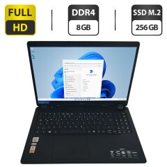 Ноутбук Б-клас Acer Aspire 3 A315-54 / 15.6" (1920x1080) TN / Intel Core i5-10210U (4 (8) ядра по 1.6 - 4.2 GHz) / 8 GB DDR4 / 256 GB SSD M.2 / Intel UHD Graphics / WebCam