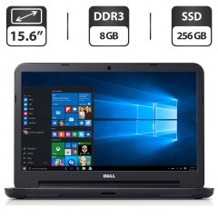 Ноутбук Б-класс Dell Latitude 3540 / 15.6" (1366x768) TN / Intel Core i5-4210U (2 (4) ядра по 1.7 - 2.7 GHz) / 8 GB DDR3 / 256 GB SSD / Intel HD Graphics 4400 / WebCam / DVD-ROM