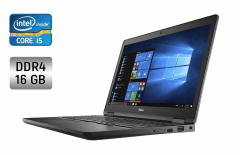 Ноутбук Б-класс Dell Latitude 5580 / 15.6" (1920x1080) IPS / Intel Core i5-7300U (2 (4) ядра по 2.6 - 3.5 GHz) / 16 GB DDR4 / 256 GB SSD / Intel HD Graphics 620 / WebCam / SIM