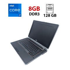 Ноутбук Dell Latitude E6420 / 14" (1600x900) TN / Intel Core i7-2620M (2 (4) ядра по 2.7 - 3.4 GHz) / 8 GB DDR3 / 128 GB SSD / Intel HD Graphics 3000 / WebCam