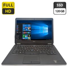 Ноутбук Б-клас Dell Latitude E7440 / 14" (1920x1080) IPS / Intel Core i5-4300U (2 (4) ядра по 1.9 - 2.9 GHz) / 8 GB DDR3 / 120 GB SSD / Intel HD Graphics 4400 / WebCam
