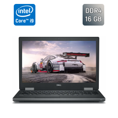 Ноутбук Dell Precision 7540 / 15.6" (1920x1080) IPS / Intel Core i9-9880H (8 (16) ядер по 2.3 - 4.8 GHz) / 16 GB DDR4 / 256 GB SSD / Intel UHD Graphics 630 / WebCam / Windows 10