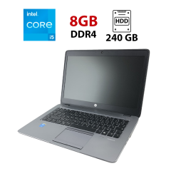 Ноутбук HP EliteBook 840 G2 / 14" (1366x768) TN / Intel Core i5-5200U (2 (4) ядра по 2.2 - 2.7 GHz) / 8 GB DDR3 / 500 GB HDD / Intel HD Graphics 5500 / NoWebCam