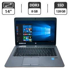 Ноутбук HP EliteBook 840 G2 / 14" (1366x768) TN / Intel Core i5-5300U (2 (4) ядра по 2.3 - 2.9 GHz) / 8 GB DDR3 / 128 GB SSD / Intel HD Graphics 5500 / WebCam