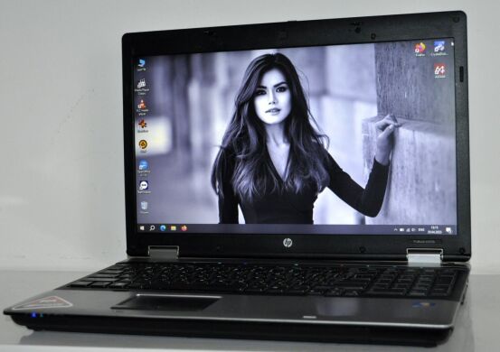 Ноутбук HP ProBook 6555b / 15.6" (1366x768) TN / AMD Turion II P520 (2 ядра по 2.3 GHz) / 8 GB DDR3 / 320 GB HDD / AMD Radeon HD 4200 Graphics / DVD-ROM / Windows 10 Pro Ноутбук HP ProBook 6555b / 15.6" (1366x768) TN / AMD Turion II P520 (2 ядра по 2.3 GHz) / 8 GB DDR3 / 320 GB HDD / AMD Radeon HD 4200 Graphics / DVD-ROM / Windows 10 Pro