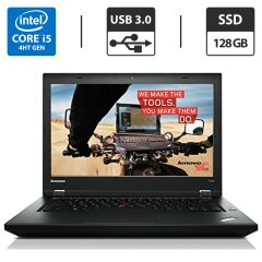 Ноутбук Lenovo ThinkPad L440 / 14" (1366x768) TN / Intel Core i5-4200M (2 (4) ядра по 2.5 - 3.1 GHz) / 4 GB DDR3 / 128 GB SSD / Intel HD Graphics 4600 / WebCam / USB 3.0
