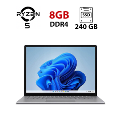 Ноутбук Microsoft Surface Laptop 3 1873 / 15" (1920x1080) IPS Touch / AMD Ryzen 5 3580U (4 (8) ядра по 2.1 - 3.7 GHz) / 8 GB DDR4 / 240 GB SSD / AMD Radeon Vega 9 Graphics / WebCam