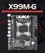 Материнская плата Kllisre X99 / socket LGA2011-3 с процессором Intel Xeon E5-2620v3 / 6 (12) ядра по 2.4-3.2GHz / 15Mb cache и 16GB DDR4 ECC ОЗУ