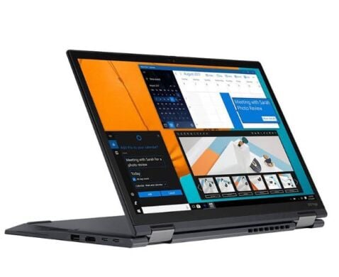 Ультрабук-трансформер Lenovo ThinkPad X13 Yoga G1 / 13.3" (1920x1080) IPS Touch / Intel Core i5-10210U (4 (8) ядра по 1.6 - 4.2 GHz) / 8 GB DDR4 / 500 GB SSD / Intel UHD Graphics / WebCam