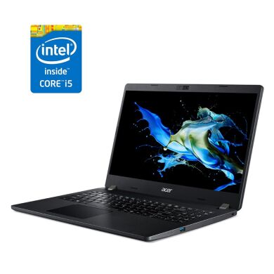 Ультрабук Acer TravelMate P214-52 / 14" (1920x1080) IPS / Intel Core i5-10210U (4 (8) ядер по 1.6 - 4.2 GHz) / 8 GB DDR4 / 256 GB SSD / Intel UHD Graphics / WebCam 