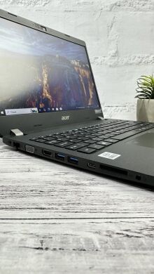 Ультрабук Acer TravelMate P214-52 / 14" (1920x1080) IPS / Intel Core i5-10210U (4 (8) ядер по 1.6 - 4.2 GHz) / 8 GB DDR4 / 256 GB SSD / Intel UHD Graphics / WebCam 