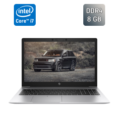 Ультрабук HP EliteBook 850 G6 / 15.6" (1920x1080) IPS / Intel Core i7-8565U (4 (8) ядра по 1.8 - 4.6 GHz) / 8 GB DDR4 / 256 GB SSD / Intel UHD Graphics / TouchID / WebCam / Windows 10