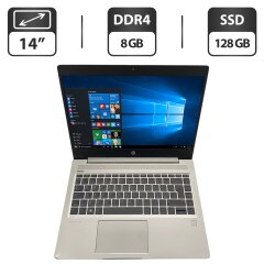 Ультрабук Б-класс HP ProBook 445 G6 / 14" (1366x768) TN / AMD Ryzen 3 2200U (2 (4) ядра по 2.5 - 3.4 GHz) / 8 GB DDR4 / 128 GB SSD / AMD Radeon Vega 3 Graphics / WebCam