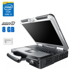 Захищений ноутбук Panasonic Toughbook CF-31 MK5 / 13.1" (1024x768) TN Touch / Intel Core i5-5300U (2 (4) ядра по 2.3 - 2.9 GHz) / 8 GB DDR3 / 256 GB SSD / Intel HD Graphics 5500