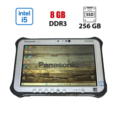 Защищенный планшет Panasonic Toughpad FZ-G1 / 10.1" (1920x1200) IPS Touch / Intel Core i5-7300U (2 (4) ядра по 2.6 - 3.5 GHz) / 8 GB DDR3 / 256 GB SSD / Intel HD Graphics 620 / WebCam / Win 11 Pro