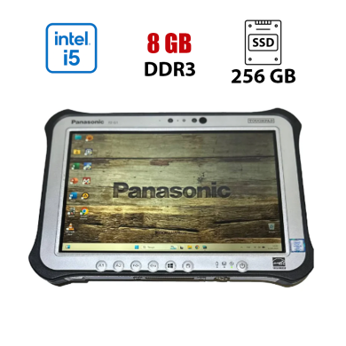 Защищенный планшет Panasonic Toughpad FZ-G1 / 10.1" (1920x1200) IPS Touch / Intel Core i5-7300U (2 (4) ядра по 2.6 - 3.5 GHz) / 8 GB DDR3 / 256 GB SSD / Intel HD Graphics 620 / WebCam / Win 11 Pro