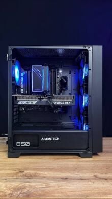 Збірка під замовлення: новий ігровий ПК Montech Air 1000 Premium Black Tower / AMD Ryzen 7 7700 (8 (16) ядер по 3.8 - 5.3 GHz) / 32 GB DDR5 / 1000 GB SSD M.2 / nVidia GeForce RTX 5070 Ti, 16 GB GDDR7, 256-bit / 850W