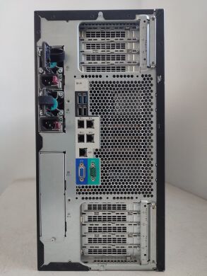 Сервер HP ProLiant ML350 Gen 9 Tower / 2x Intel Xeon E5-2683 v3 (14 (28) ядер по 2.0 - 3.0 GHz) / 128 GB DDR4 / 2x 1200 GB HDD (SAS) / Raid P440 / 2x 500W