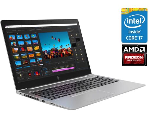 Мобильная рабочая станция HP Zbook 15u G6 / 15.6" (1920x1080) IPS / Intel Core i7-8665U (4 (8) ядра по 1.9 - 4.8 GHz) / 16 GB DDR4 / 512 GB SSD / AMD Radeon Pro WX 3200, 4 GB GDDR5, 128-bit / WebCam / Fingerprint