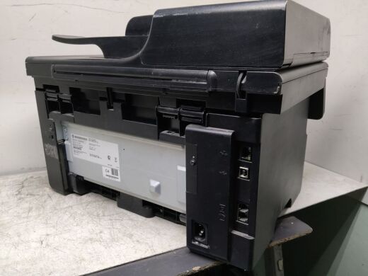 БФП Б-клас HP LaserJet Pro M1214NFH MFP / Лазерний монохромний друк / 600x600 dpi / 18 стр/мин / A4 / USB Type-B, Ethernet / Кабелі у комплекті
